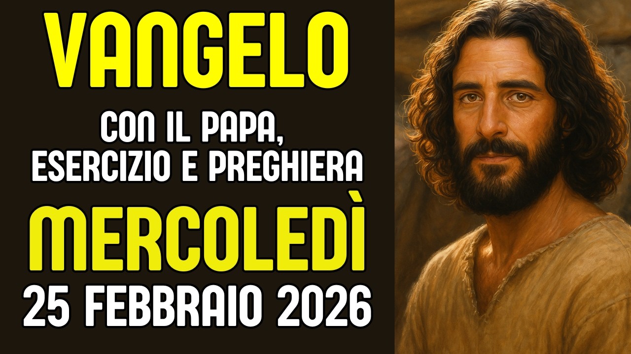 VANGELO DEL GIORNO 25 FEBBRAIO 2026 🙏Perché continuiamo a cercare segni invece di convertirci?
