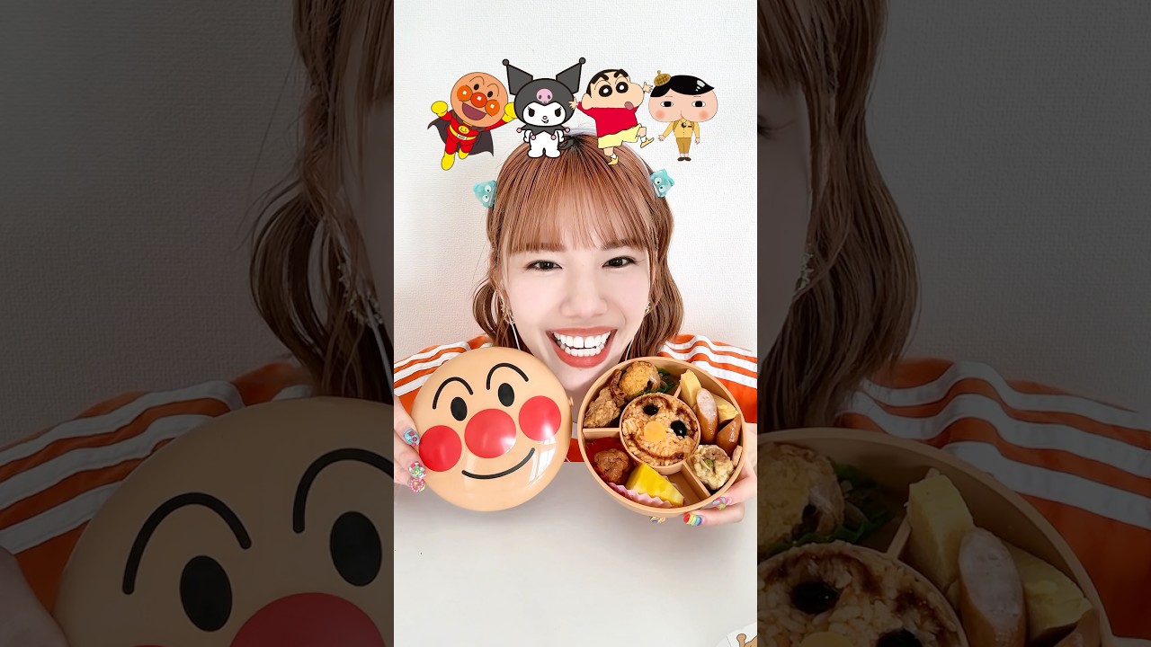 キャラクター駅弁まとめ🕺　#mukbang #モッパン #asmr #咀嚼音asmr #駅弁
