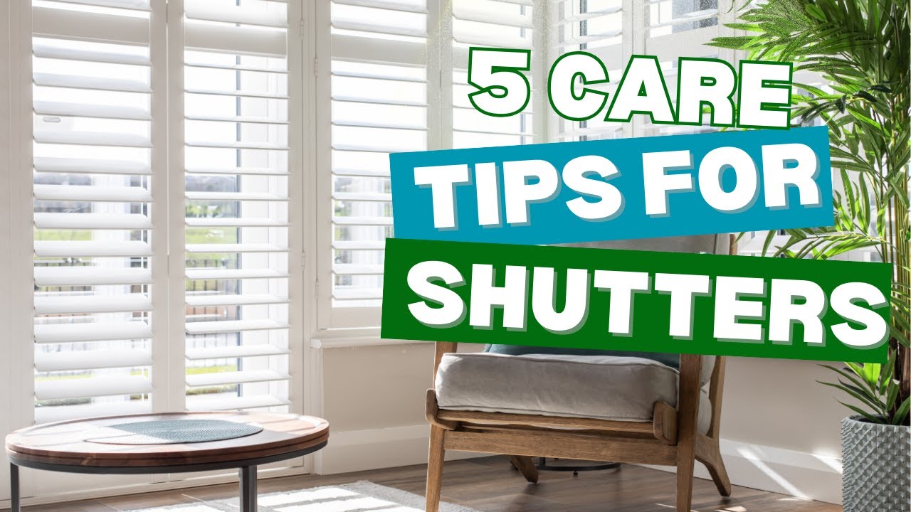 5 Essential Care Tips for Composite Shutters | Village Blinds and Shutters 🧼✨