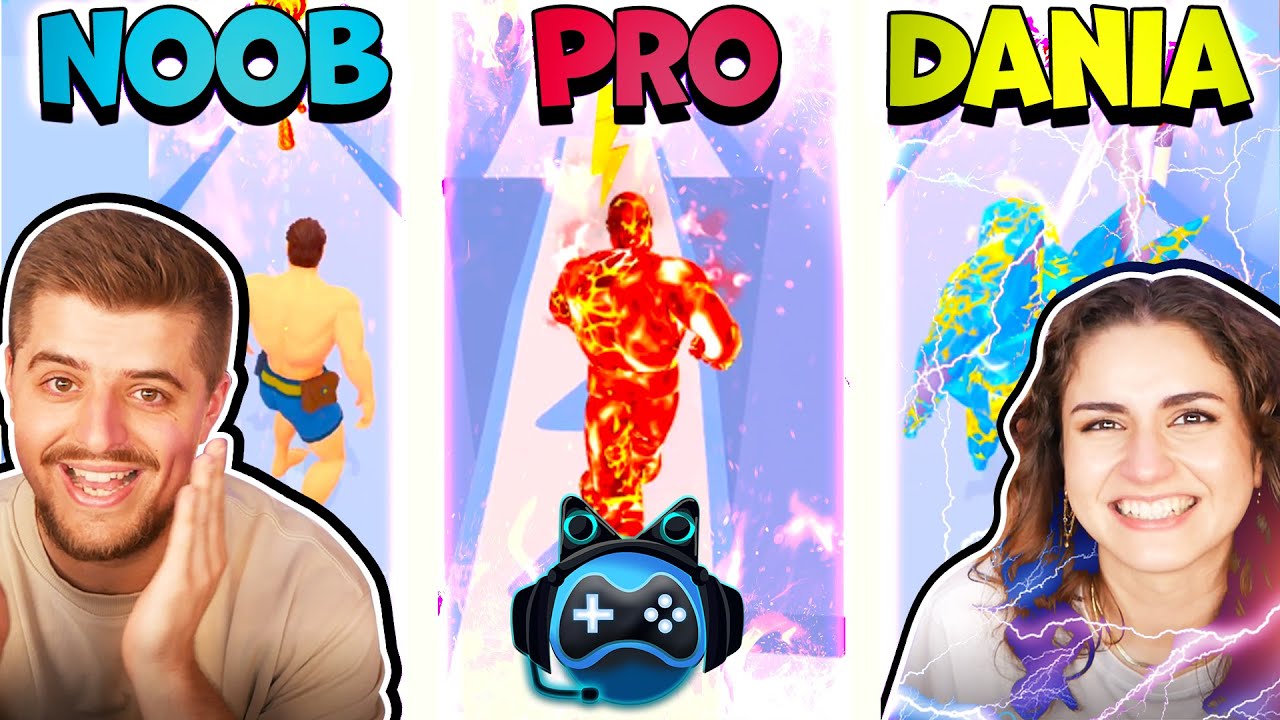 NOOB vs. PRO vs. DANIA wer kommt am weitesten?  [DNA Evolution Mobile Game]