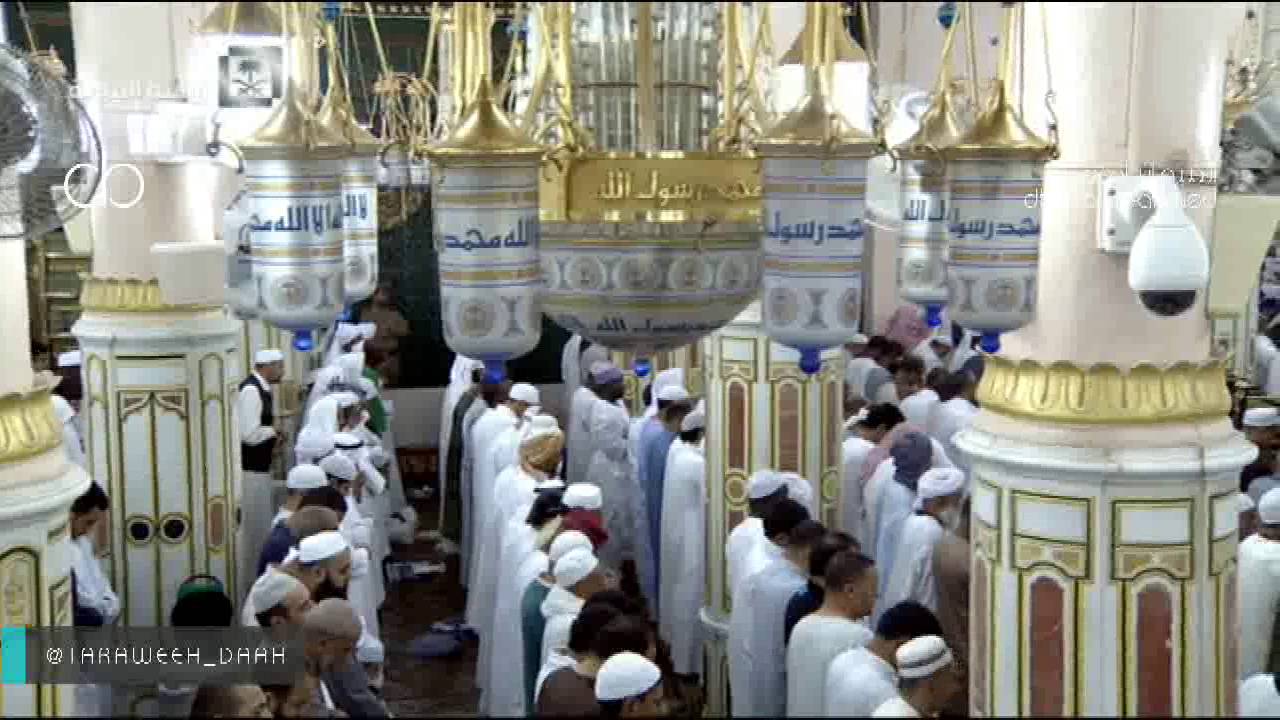 سورة الأنبياء -صلاة التراويح للشيخ علي الحذيفي من المسجد النبوي ليلة16رمضان1437(تلاوة)