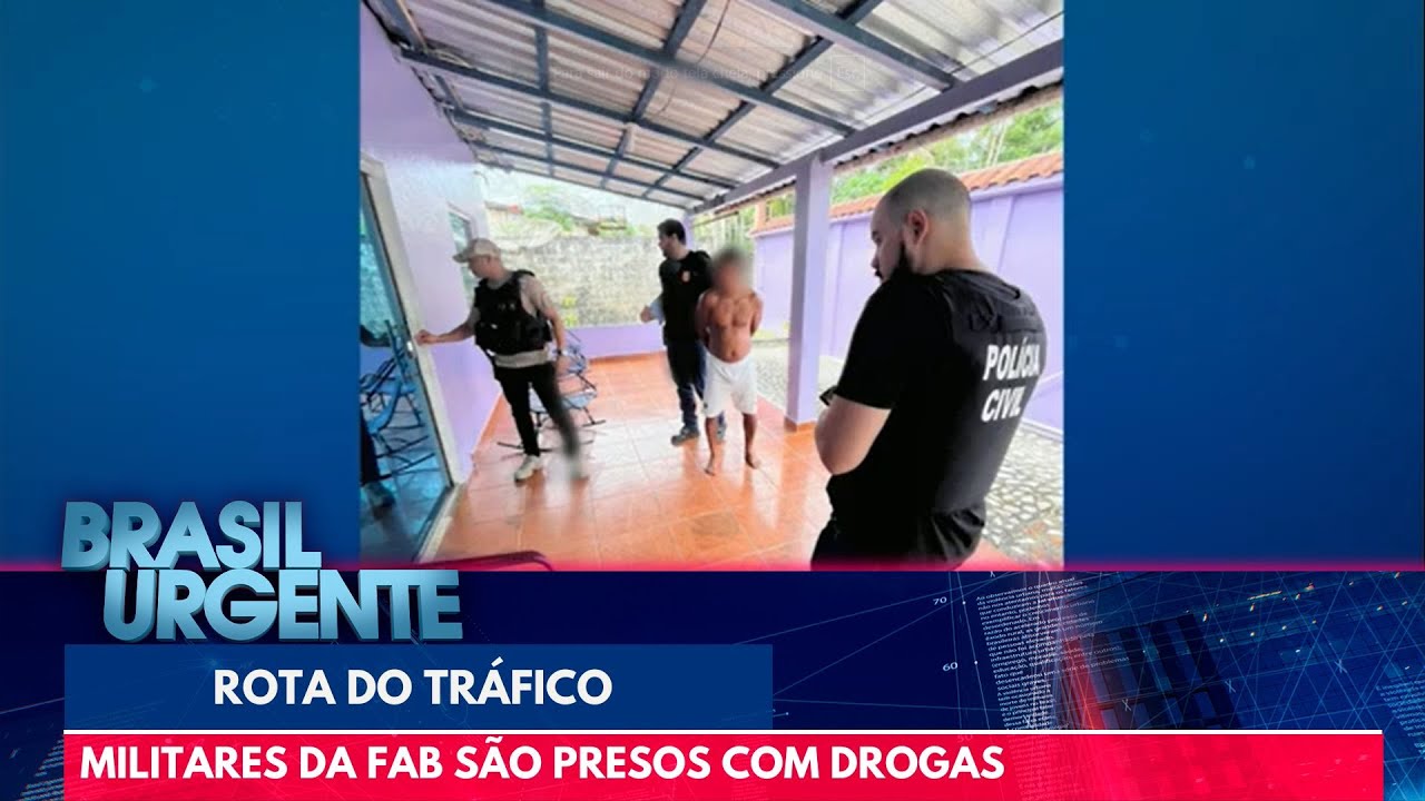 Rota do tráfico: Militares da FAB são presos com drogas | Jornal da Band