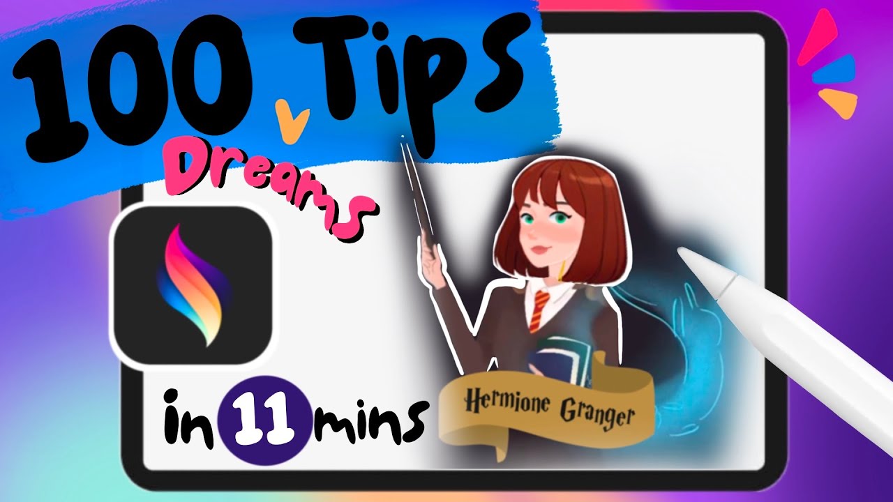 100 Procreate Dreams tips in 11 mins #procreate