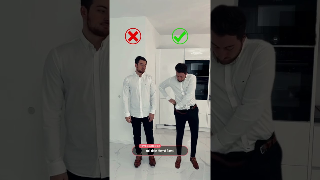 2 Regeln f&uuml;r Hemd, Schuhe und G&uuml;rtel