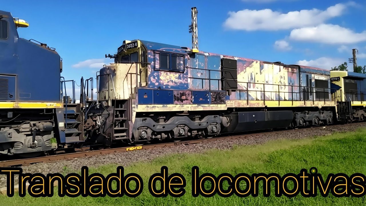 [1080P] A passagem das locomotivas alugadas pela rumo por São Carlos SP (ZSK)