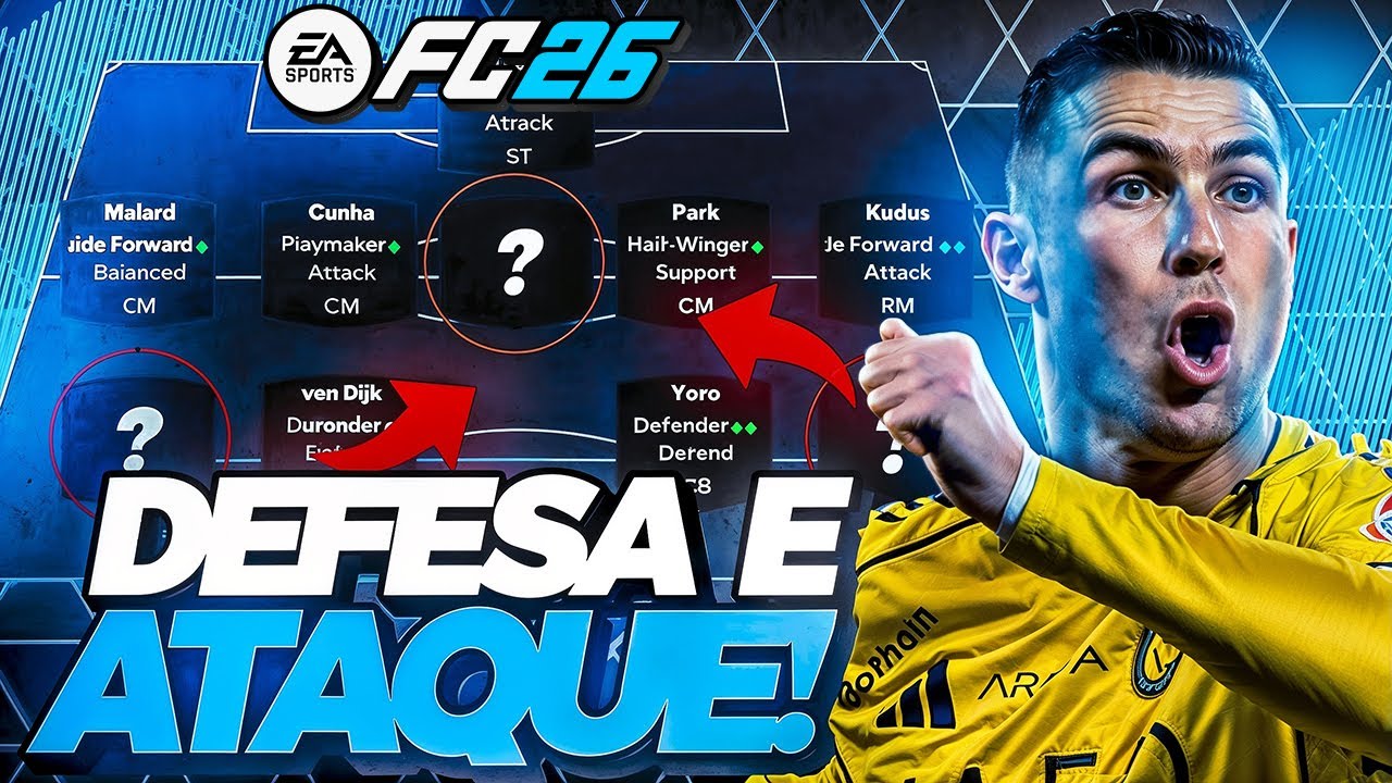 MELHOR FORMAÇÃO TÁTICA 4-2-1-3 META ATUALIZADA DO EA FC 26 ULTIMATE TEAM!