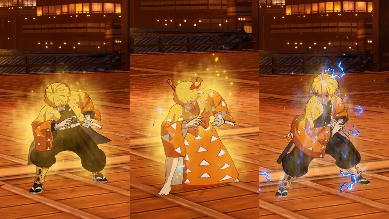Demon Slayer Hinokami Chronicles 2 - All Zenitsu Complete Moveset