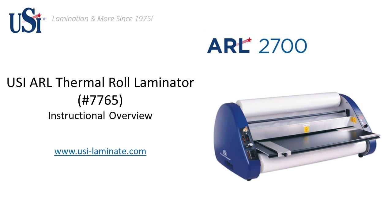 USI ARL 2700 Thermal Roll Laminator
