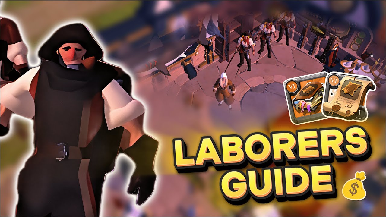 How To Get STARTED With Laborers In Albion Online 👉| Full Guide 📜🔥