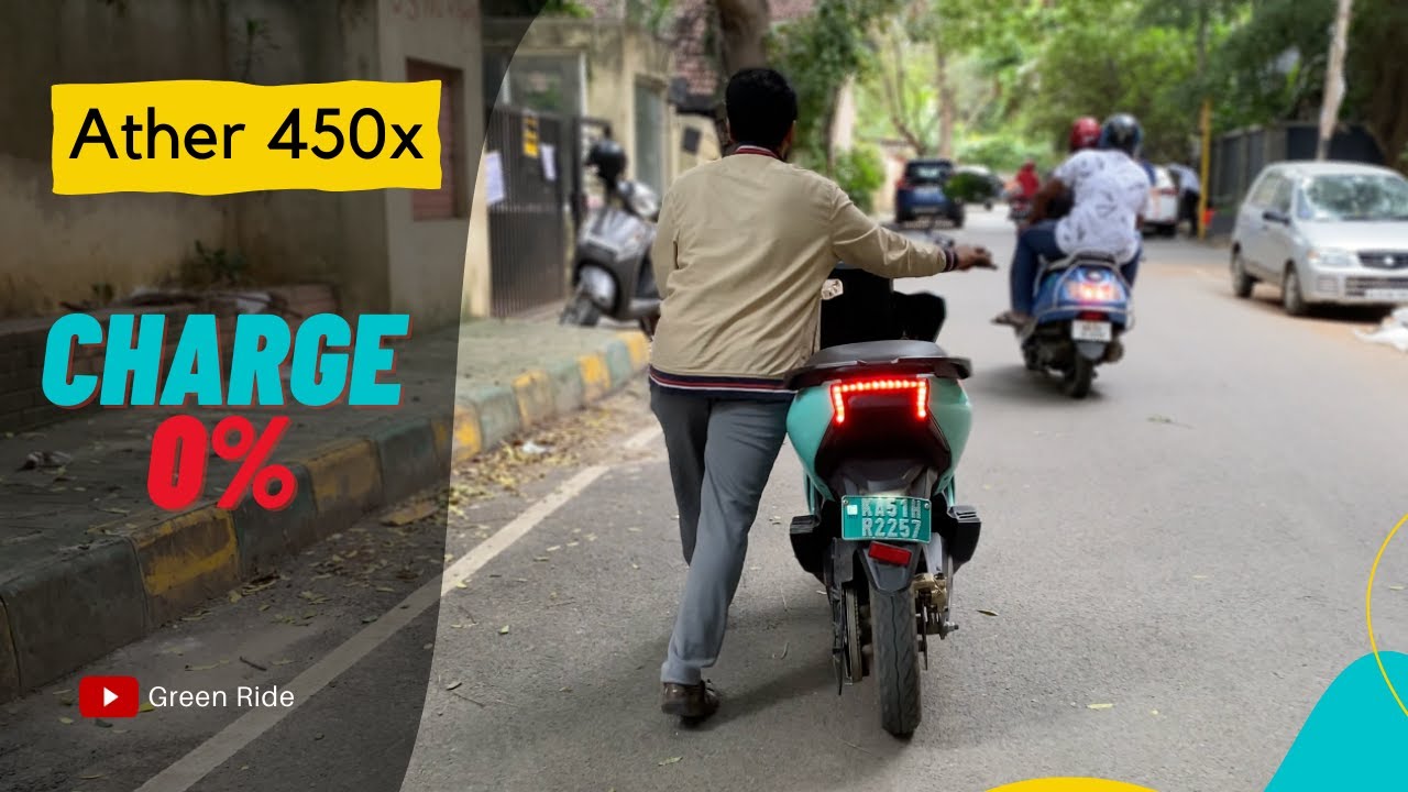 Can you travel 5km distance with 3km range? Ather 450x experience