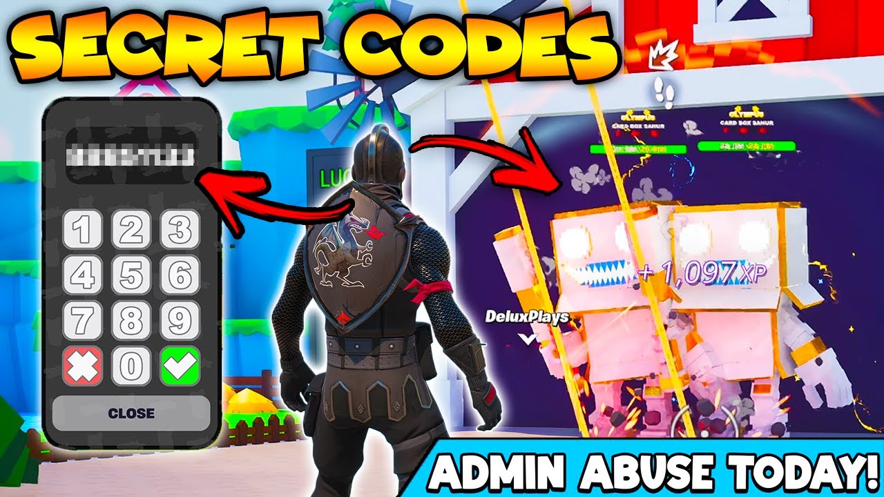 Admin Code in Fruits Vs Brainrots Fortnite (New Secret Codes)