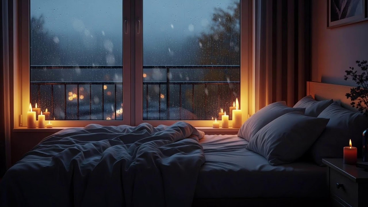 Peaceful Snowy Night Jazz | Warm Winter Atmosphere with Soft Piano Tones
