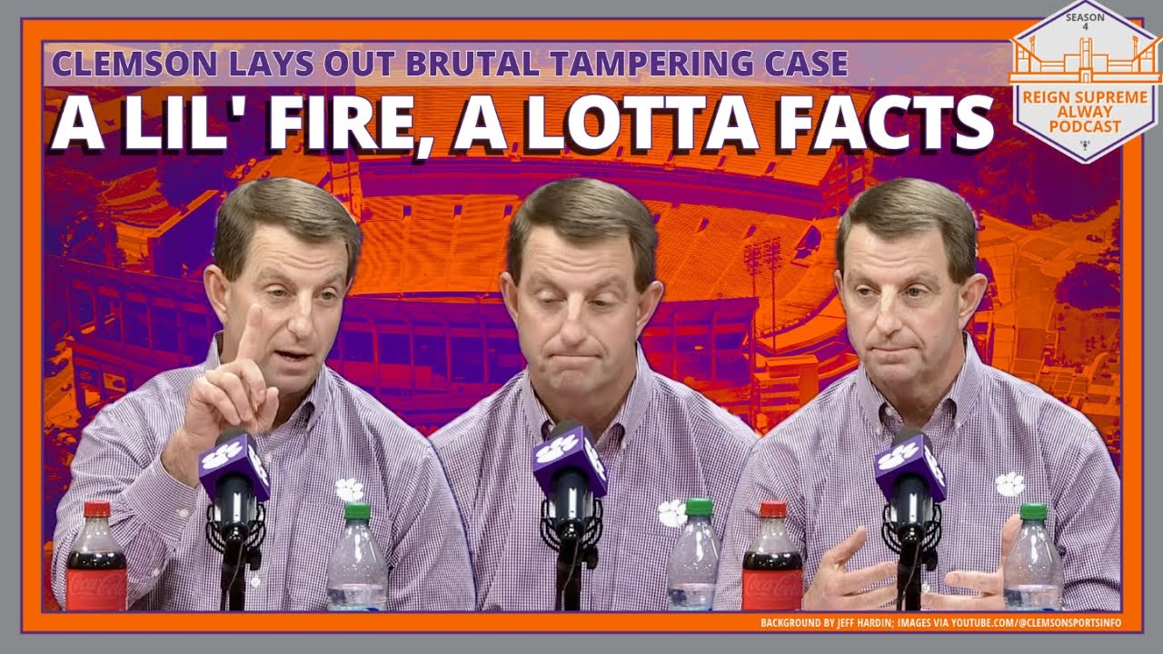 Tampering at Clemson: Dabo Swinney Details Full Allegations, with Portal Implications
