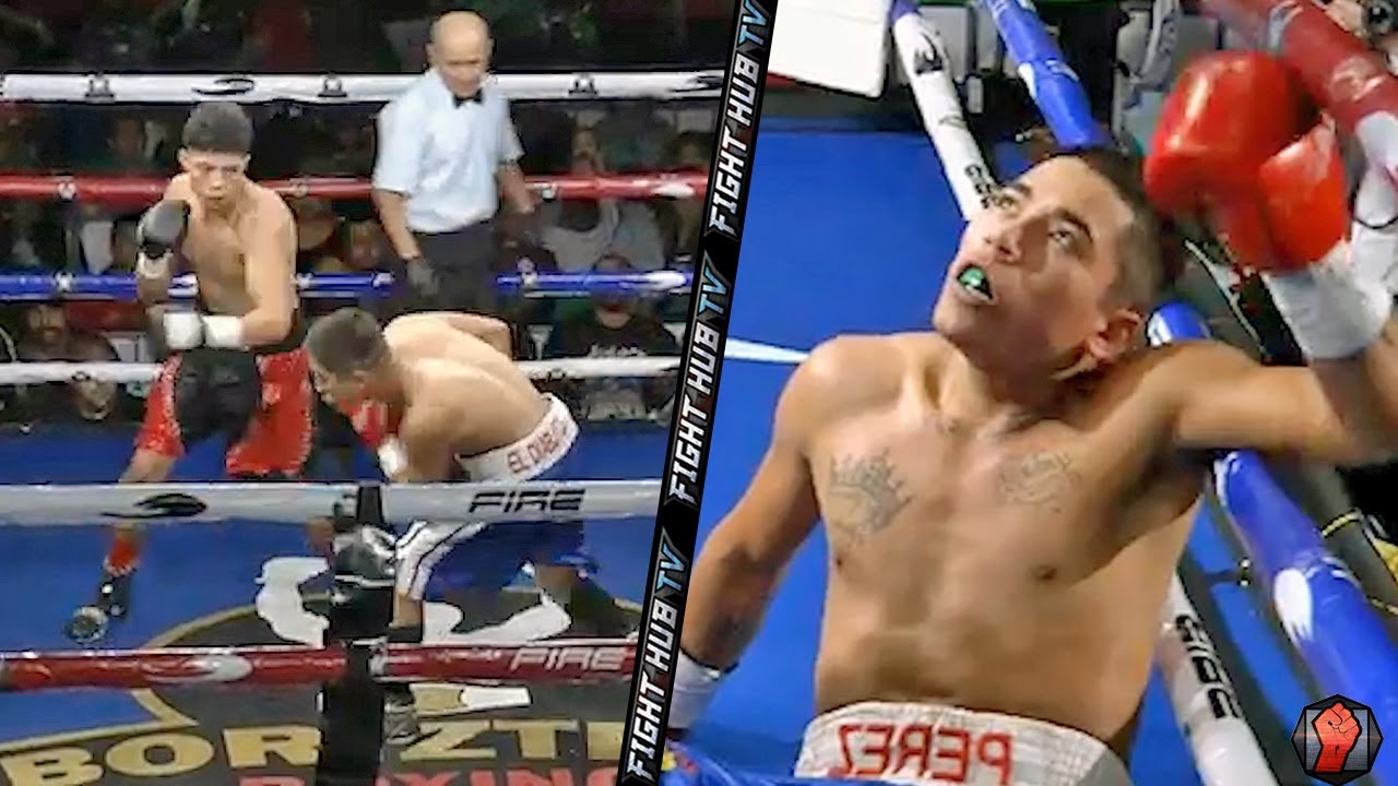 ONE HITTER QUITTER! ERIC ESTRADA'S HELLACIOUS LEFT HOOK KNOCKOUT OF OPPONENT IN MEXICO!