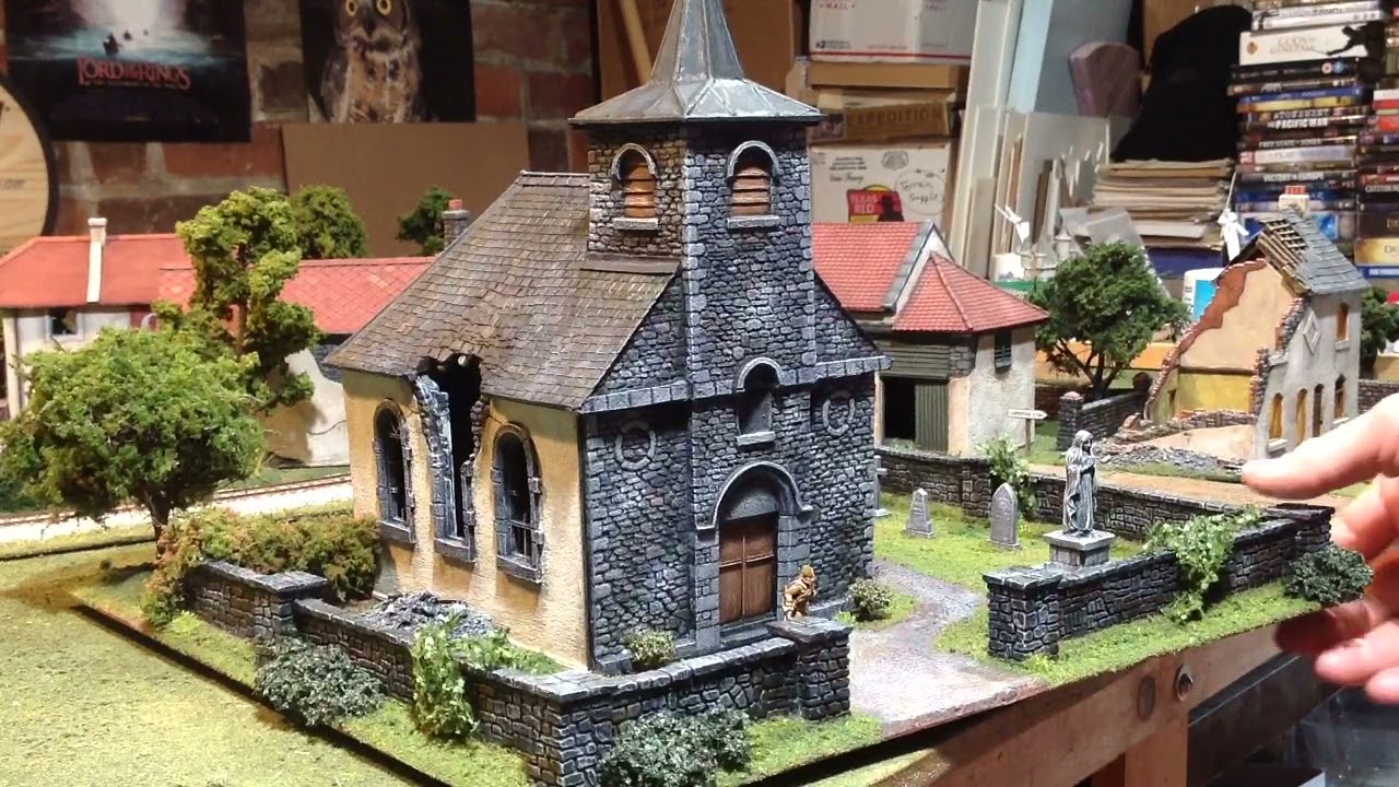 Total Battle Miniatures 28mm Resin Church for WWII