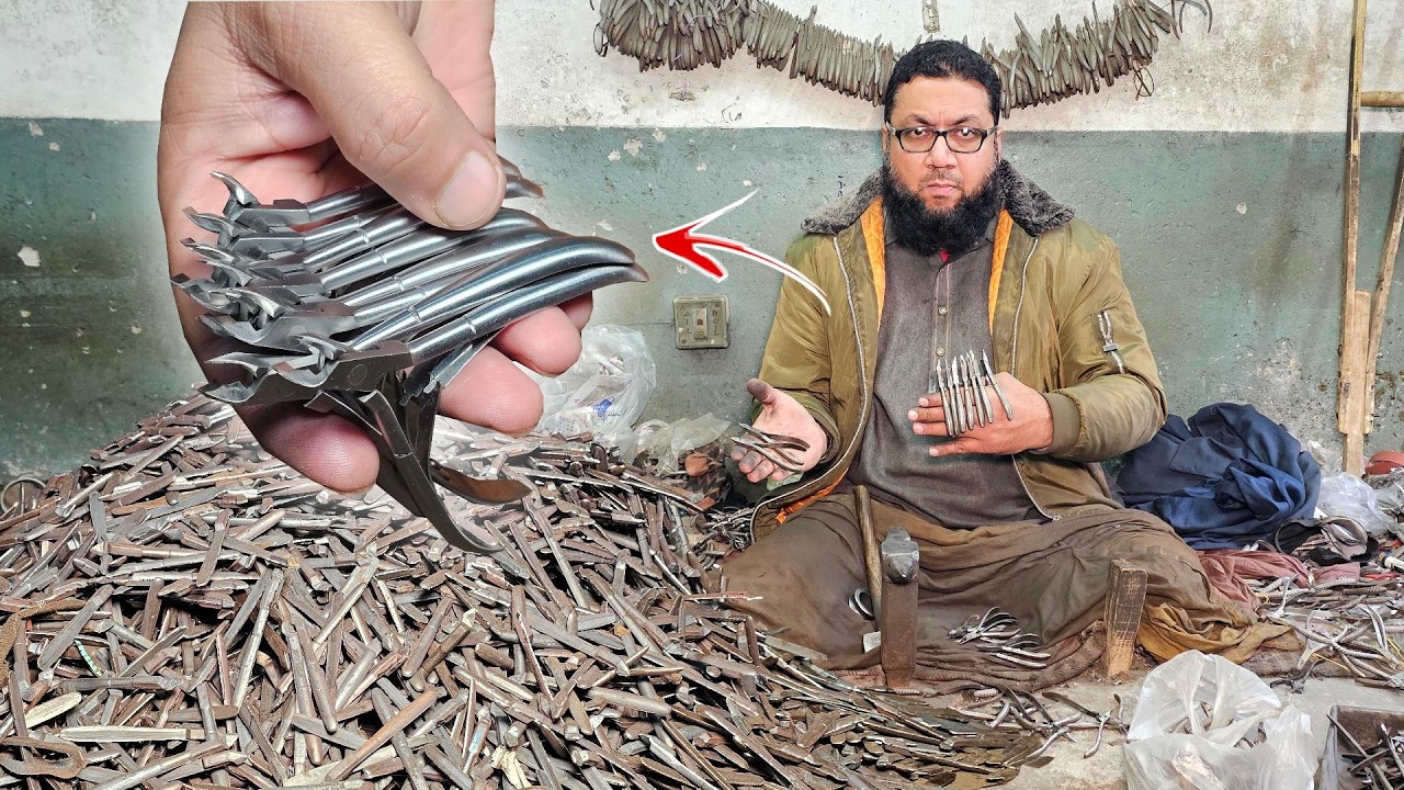 How Nail Plier Cutters Manufacturing Process in Factory | Mass Production
