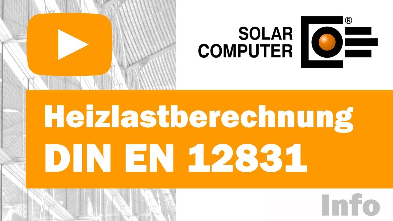 Heizlastberechnung DIN EN 12831