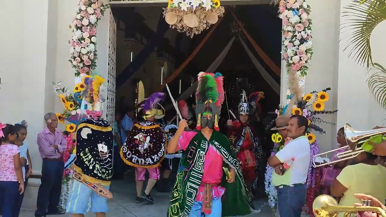 Danza de la Conquista en honor a San Miguel Arcángel en Azoyú Guerrero - 28 de septiembre de 2023