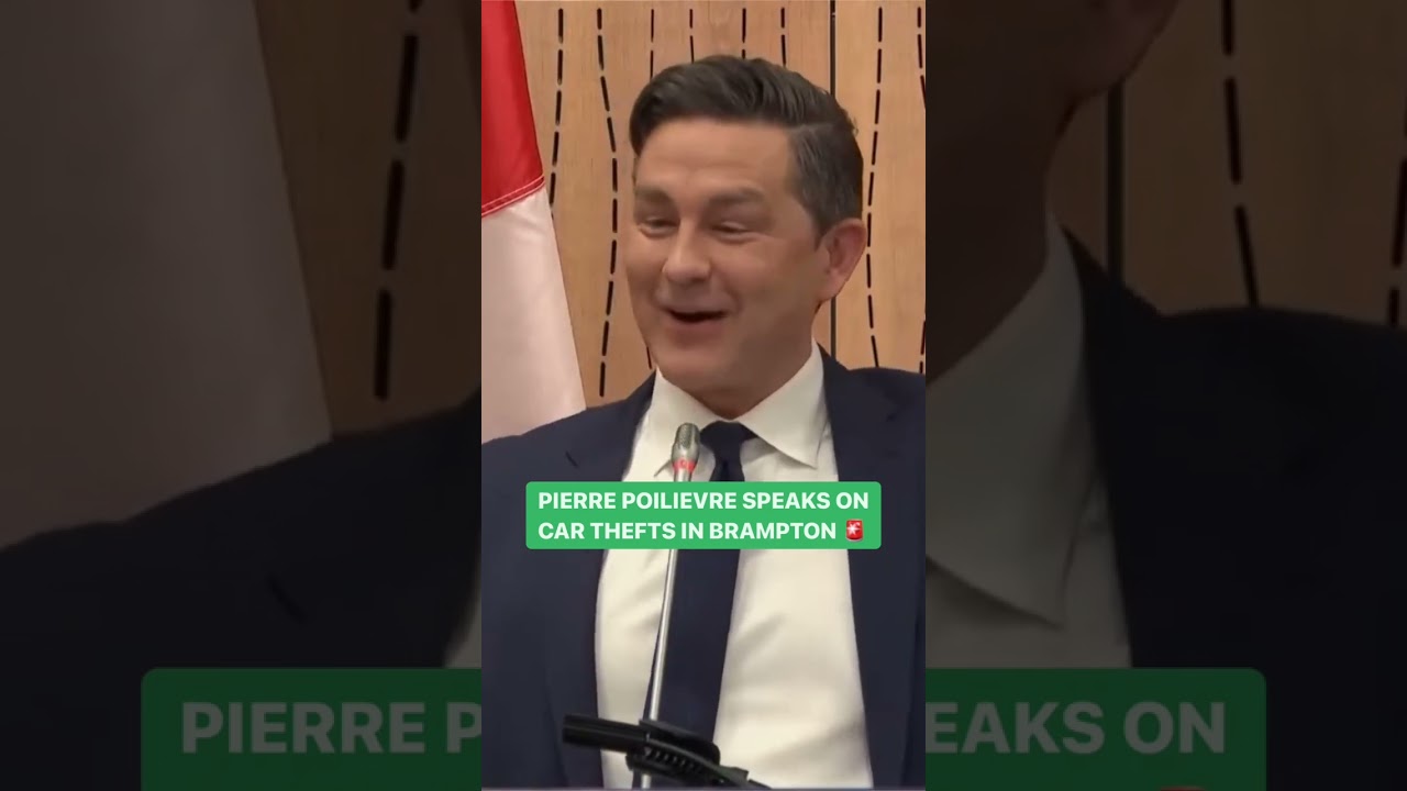 Pierre Poilievre Exposes Soaring Car Theft Crisis in Brampton, Ontario | A Call for Action!
