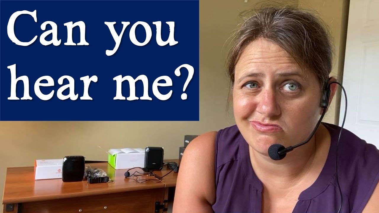 Teacher Voice Amplifier Review: portable headset microphones for classrooms and outdoor settings