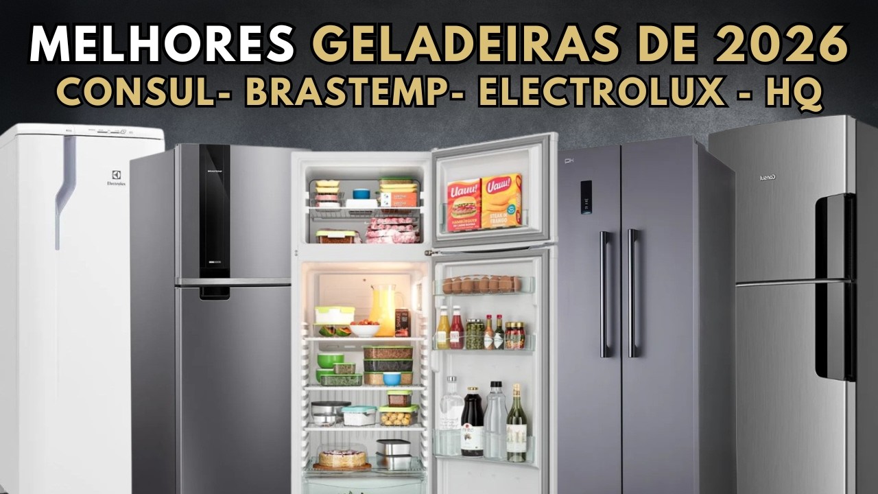As melhores GELADEIRAS de 2026 (não compre antes de assistir este vídeo)