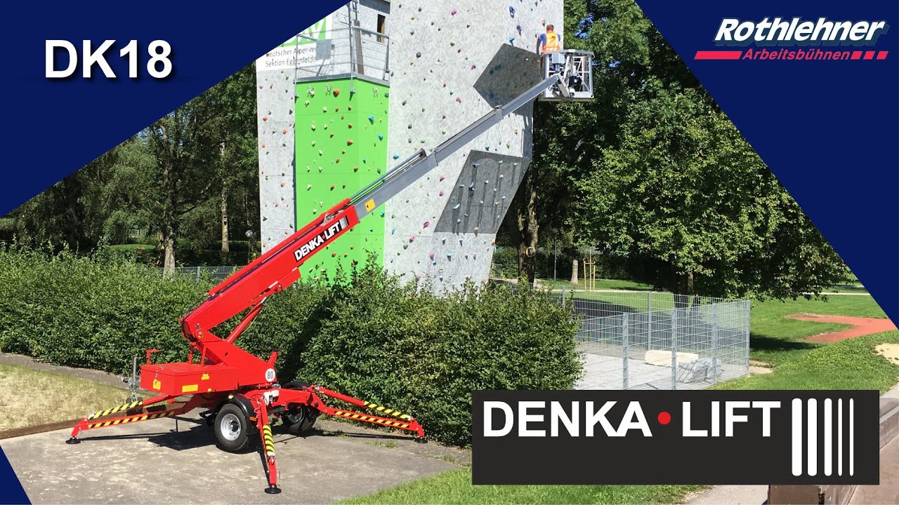 Denka-Lift DK18  Anhänger-Arbeitsbühne