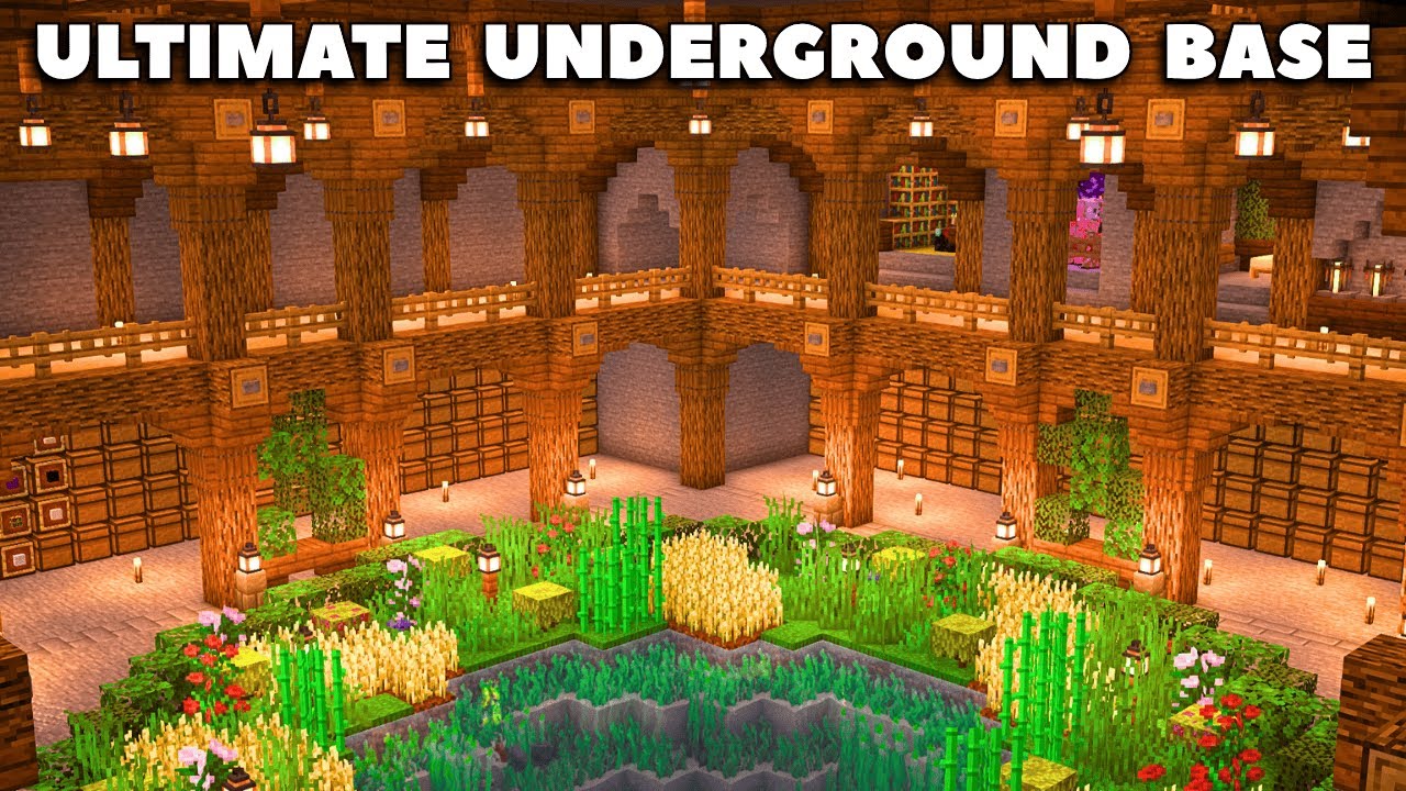 Minecraft: ULTIMATE Underground Base Tutorial (как построить 1.21)