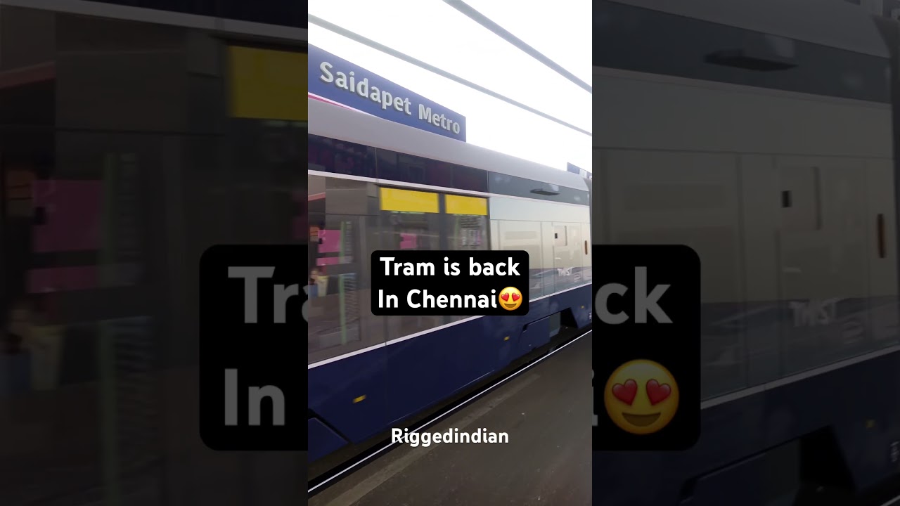 Tram is back in chennai 🥹😍. Is a cgi concept video #trams #chennai #travel #innovation