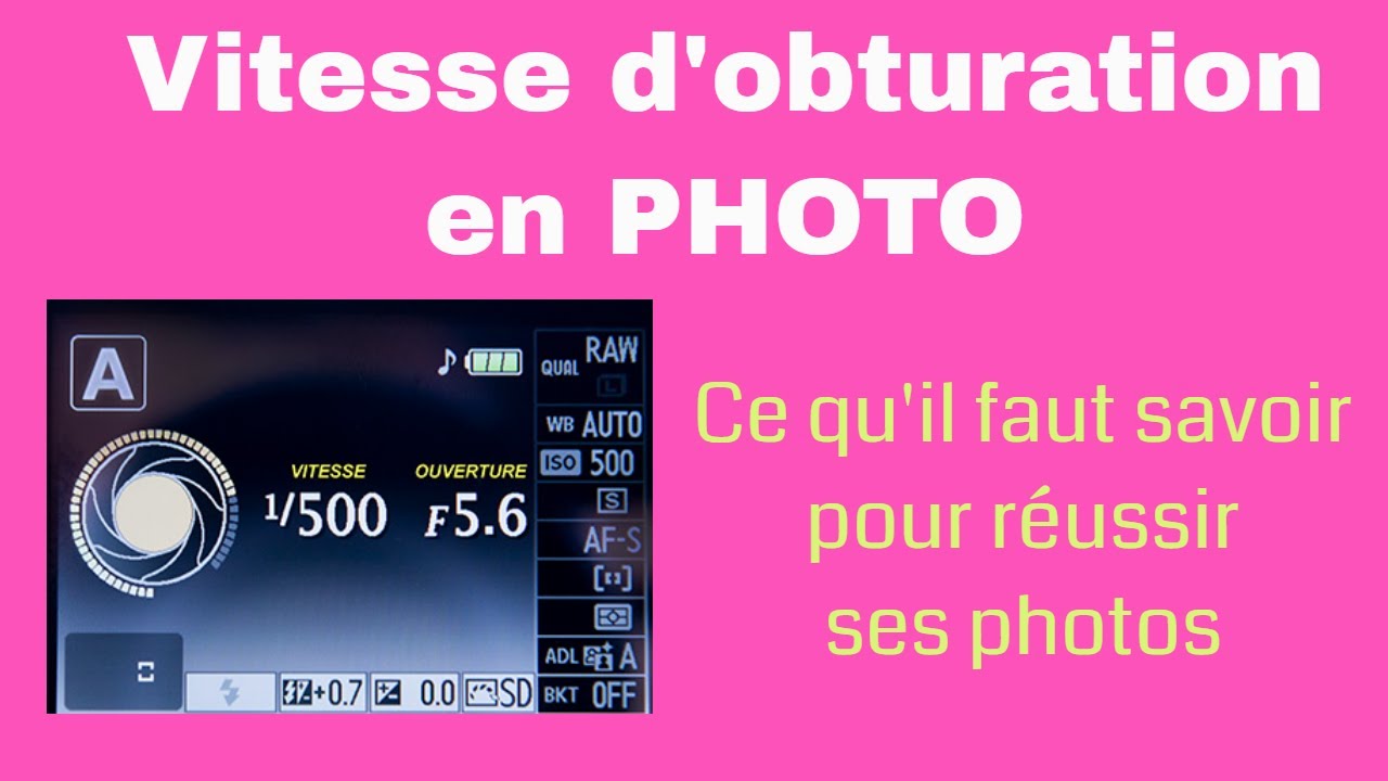 La vitesse d'obturation en photo : une notion essentielle pour réussir ses photos