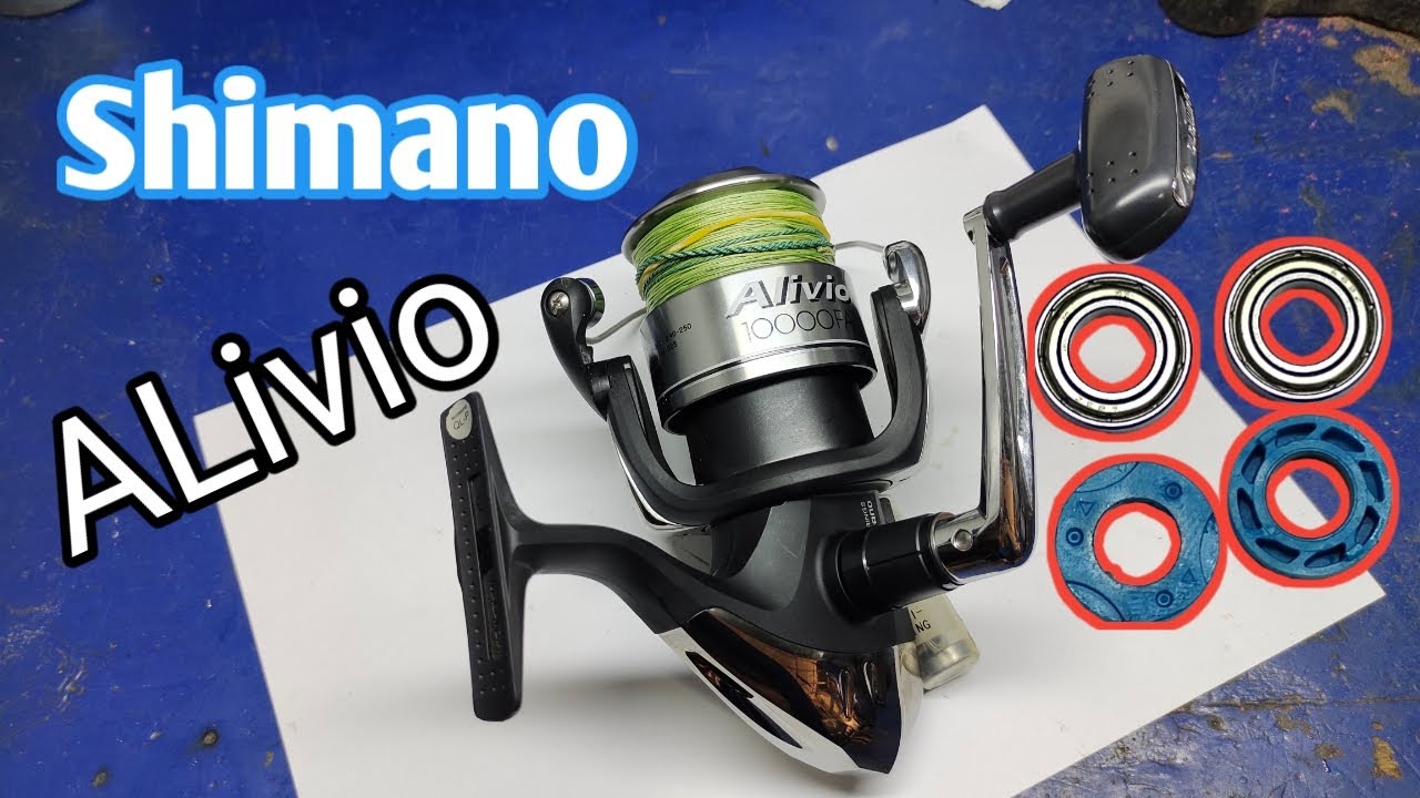 how to make Shimano Alivio 10000AF /how to fix a broken reel that won't crank