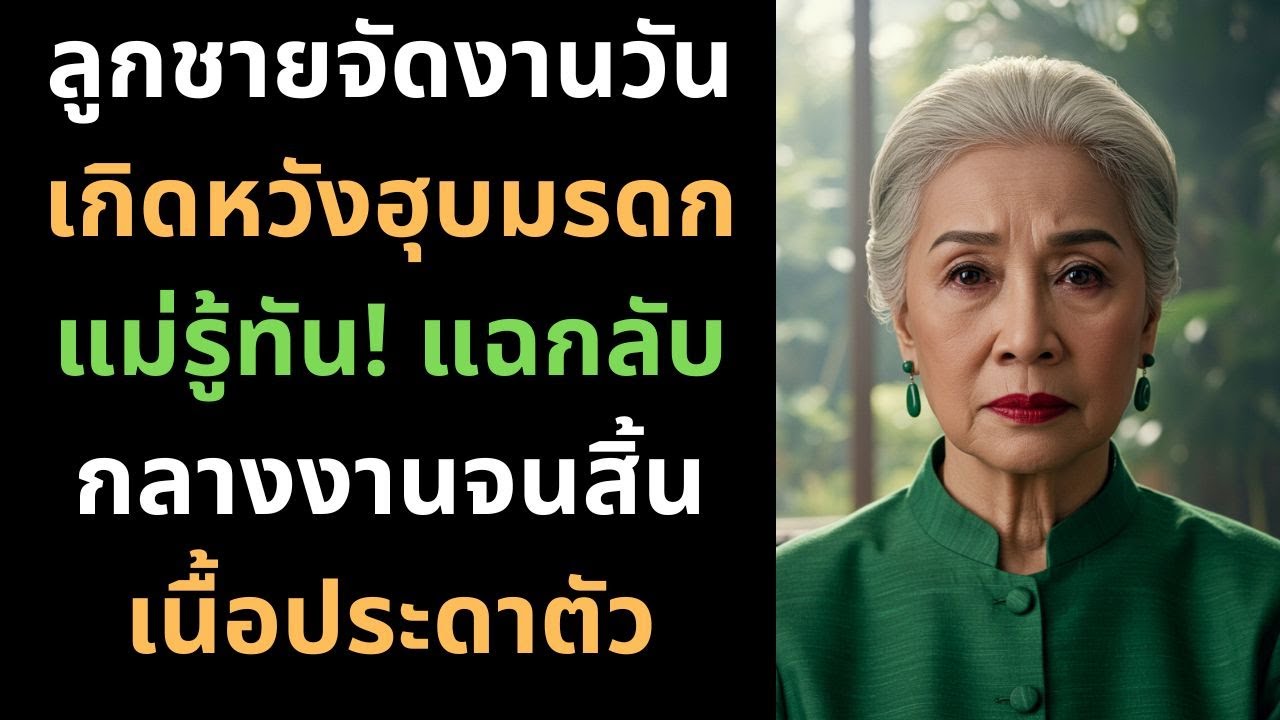 ลูกชายจัดงานวันเกิดหวังฮุบมรดก แม่รู้ทัน! แฉกลับกลางงานจนสิ้นเนื้อประดาตัว