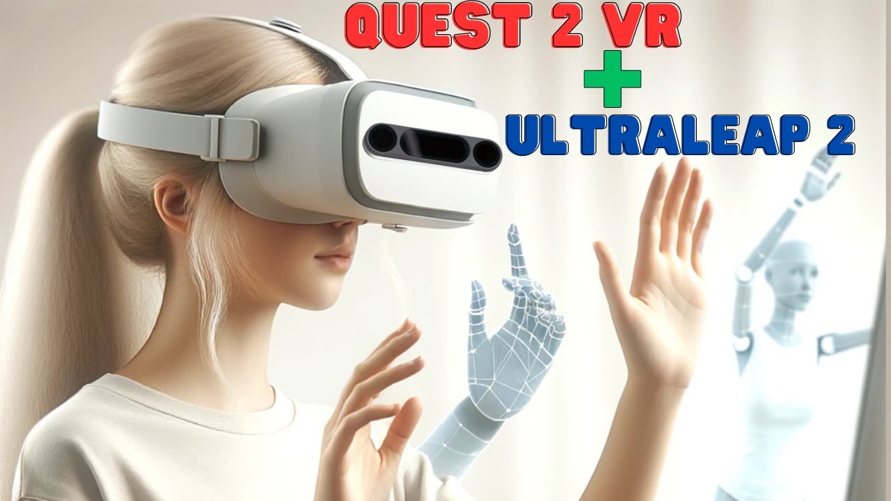 Meta Quest 2 Mounted With Ultraleap Leap Motion Controller 2 Setup #quest2 #leapmotion #meta