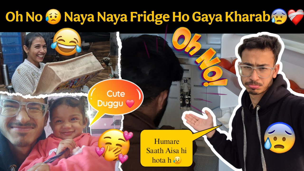 OH NO 😥 Naya Naya Fridge Pehle Din hi Ho Gaya Kharab 😭 || @NegiFamily 