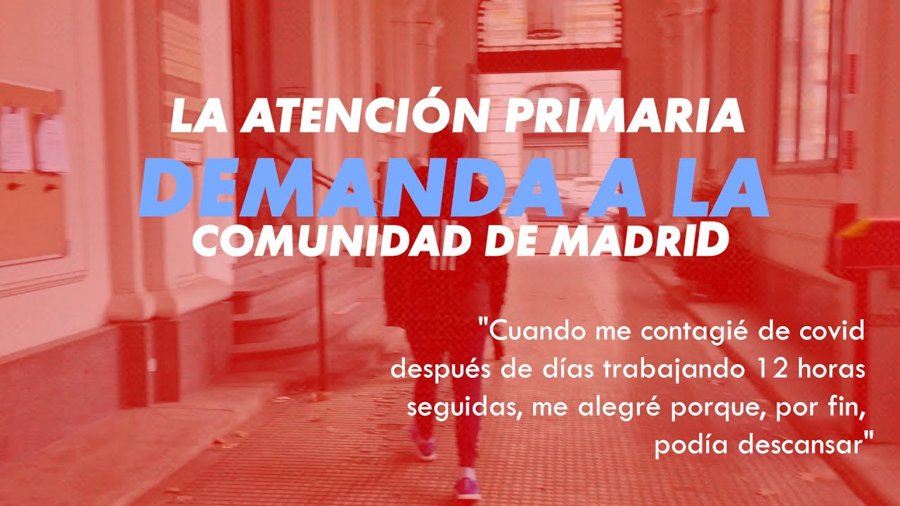 La Atención Primaria demanda a la Comunidad de Madrid