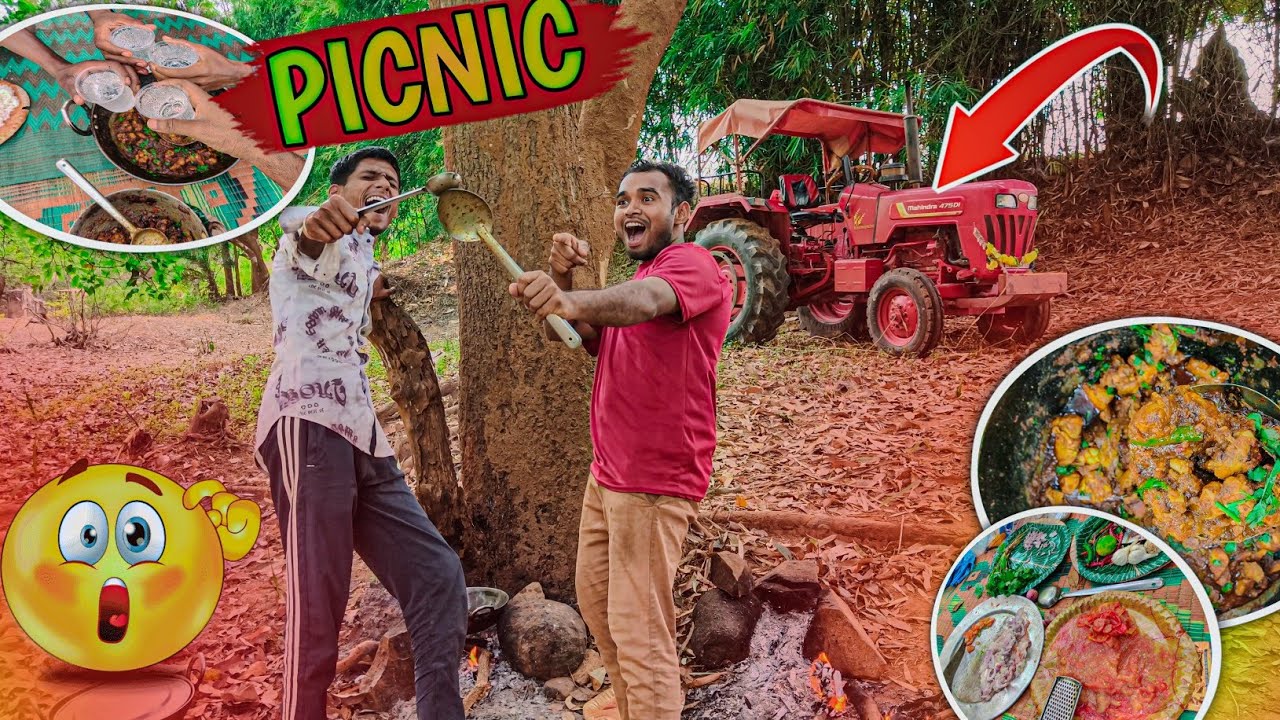 पिकनिक Tractor 🚜 में | दोस्तों के साथ बैठक | बहुत दिन बाद चिकन पार्टी 🤔