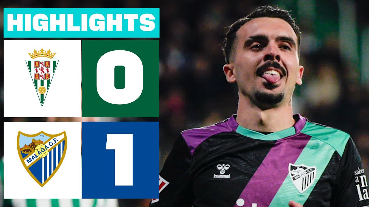 CÓRDOBA CF 0 - 1 MÁLAGA CF | RESUMEN LALIGA HYPERMOTION