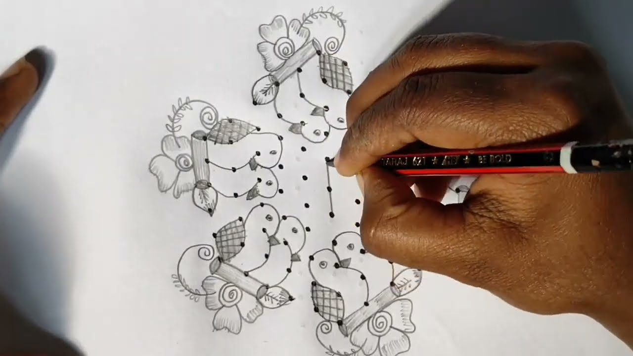 7 days 7 kolam🌺Simple and Easy kolam🌺Beginners kolam🌺@jagasrangoli#subscribe#trending#viral#kolam 
