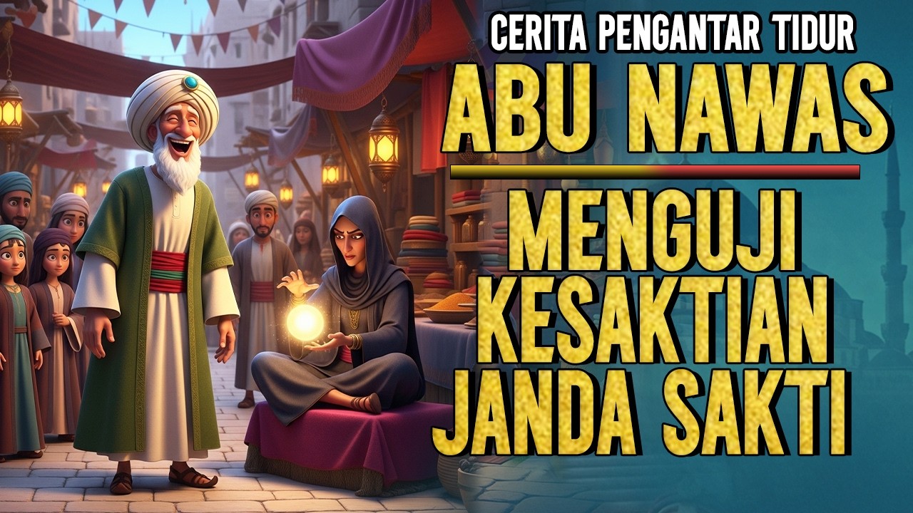 ABUNAWAS MENGUJI KESAKTIAN JANDA SAKTI DENGAN RAMALAN || DONGENG SEBELUM TIDUR
