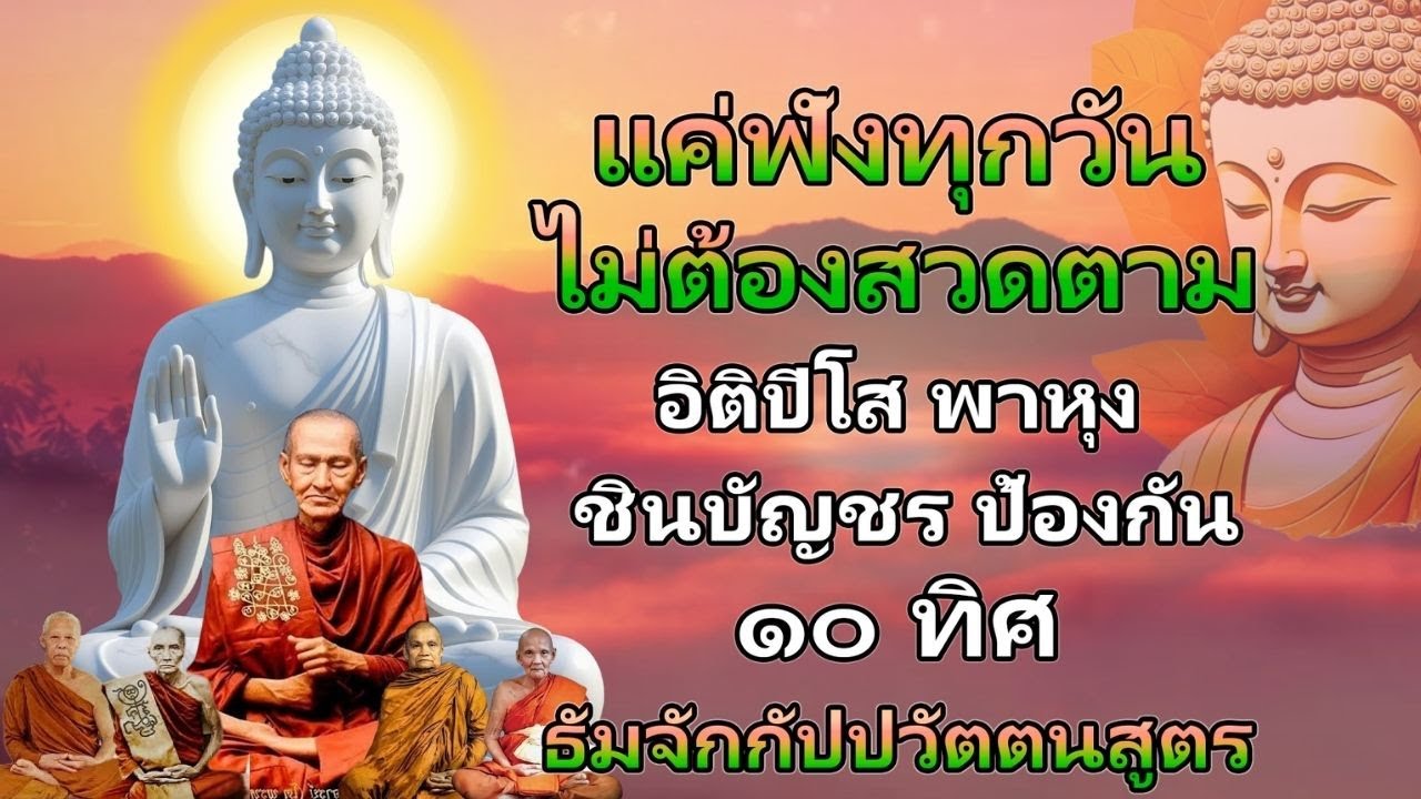 สวดมนต์ก่อนนอน อิติปิโส พาหุง ชินบัญชร เสริมบุญคุ้มครอง ๑๐ ทิศ 🌙💕🙏ชินบัญชร