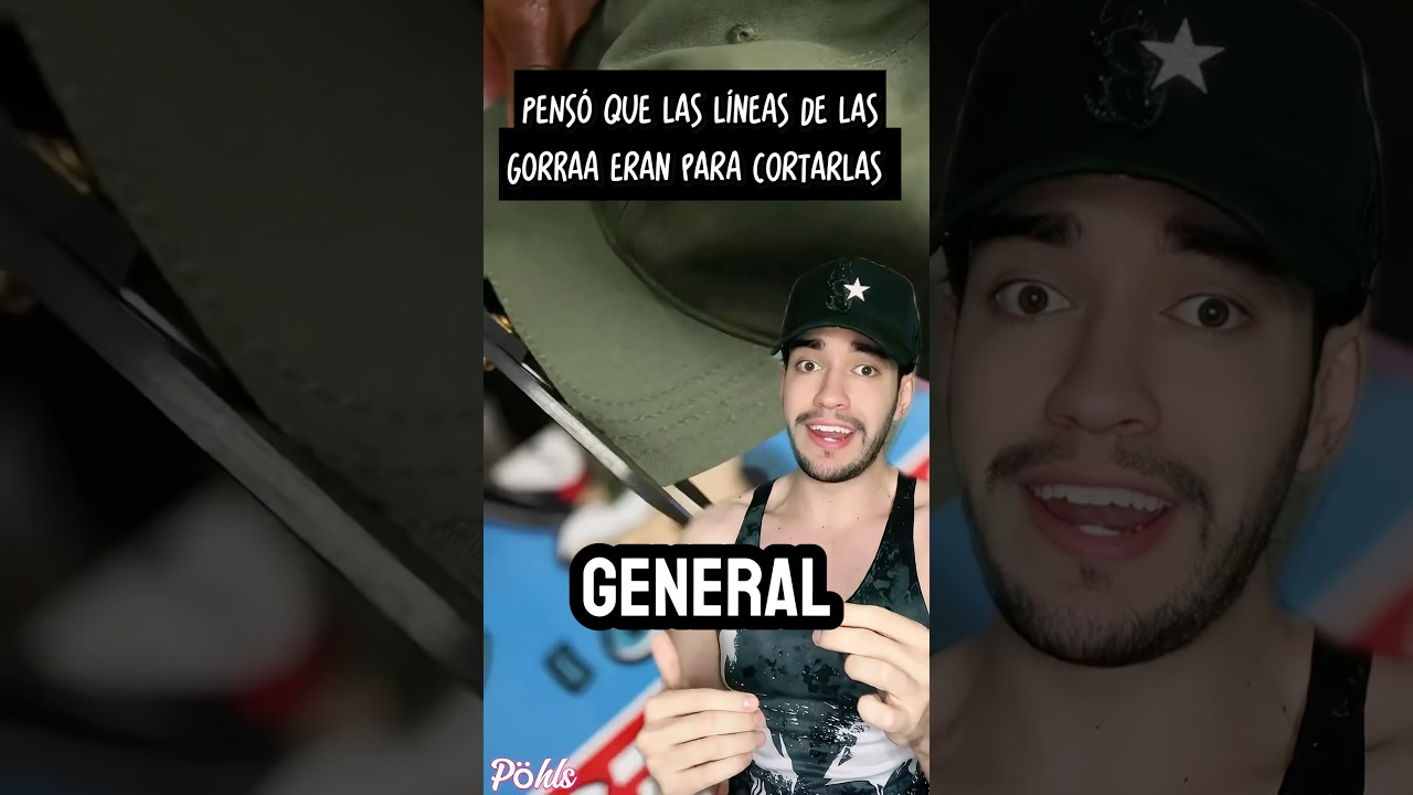 La mentira que todos nos cre&iacute;mos: &iquest;Las l&iacute;neas de la gorra son para recortar? 🚫🤔 #Humor #Gorra