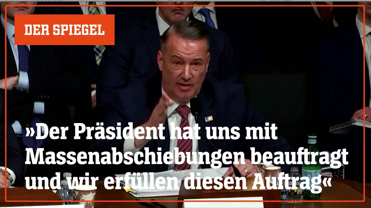 Trumps Einwanderungspolitik: ICE-Chef wehrt sich im Kongress gegen »Gestapo«-Vorwürfe | DER SPIEGEL