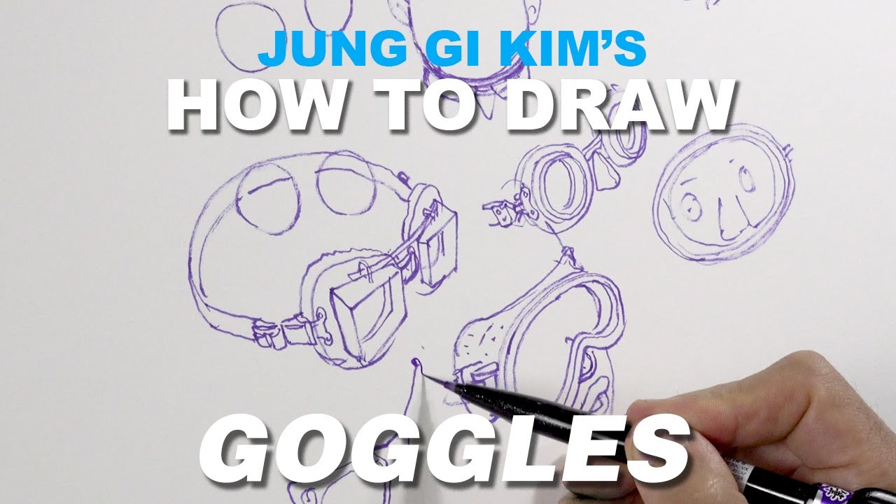 [자막/ENG] How to draw goggles.⎮ 고글 그리는 법!