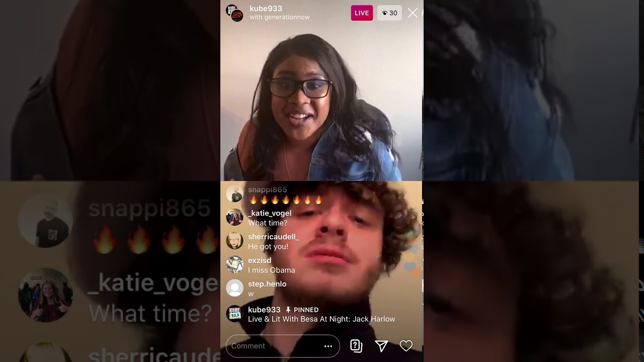 Jack Harlow Flirting on 4/20 Kube933 Interview