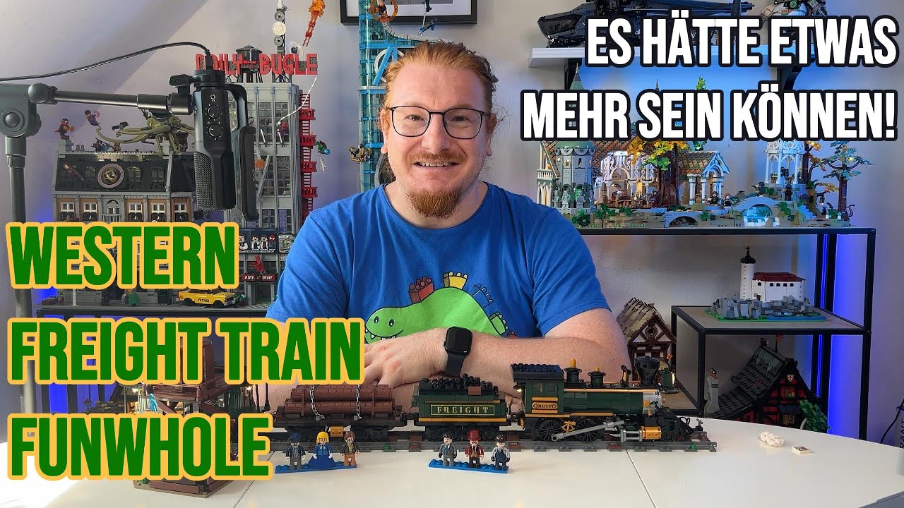 Es hätte etwas mehr sein können! - Funwhole Western Freight Train! 1524 Klemmbausteine & Lightkit