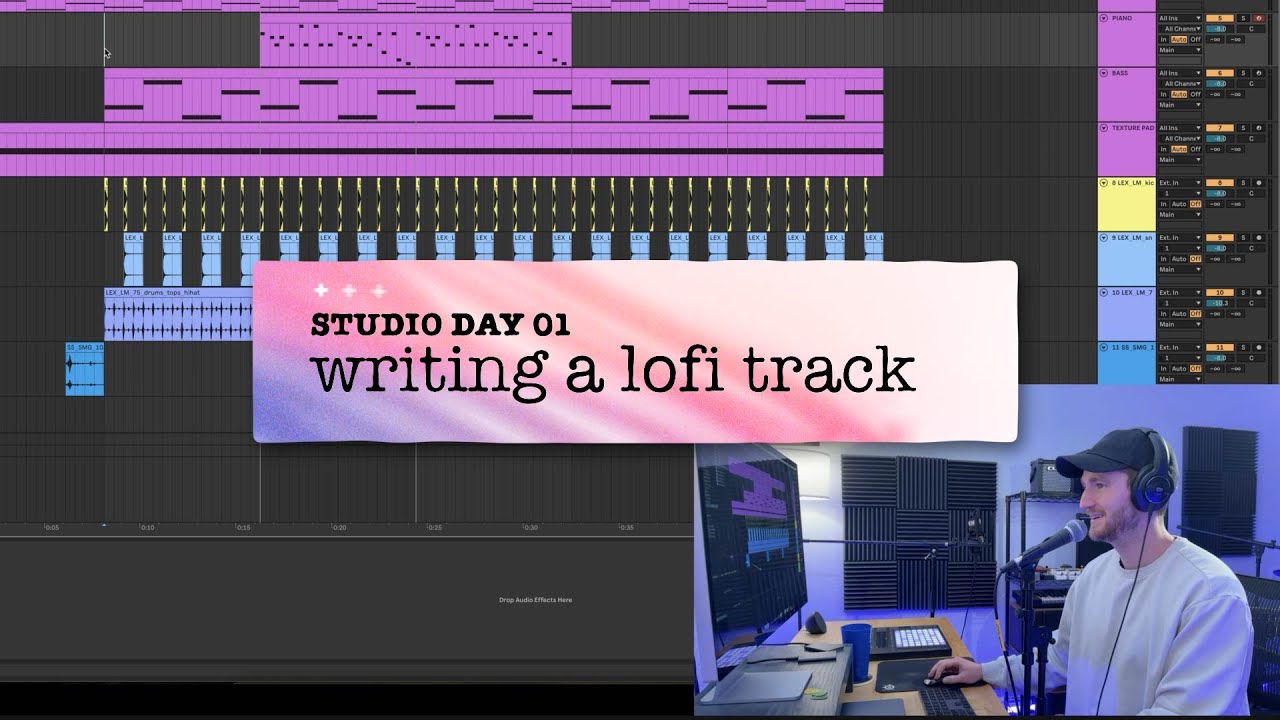 Studio Day 01 - Writing Lofi/Downtempo Track Start to Finish