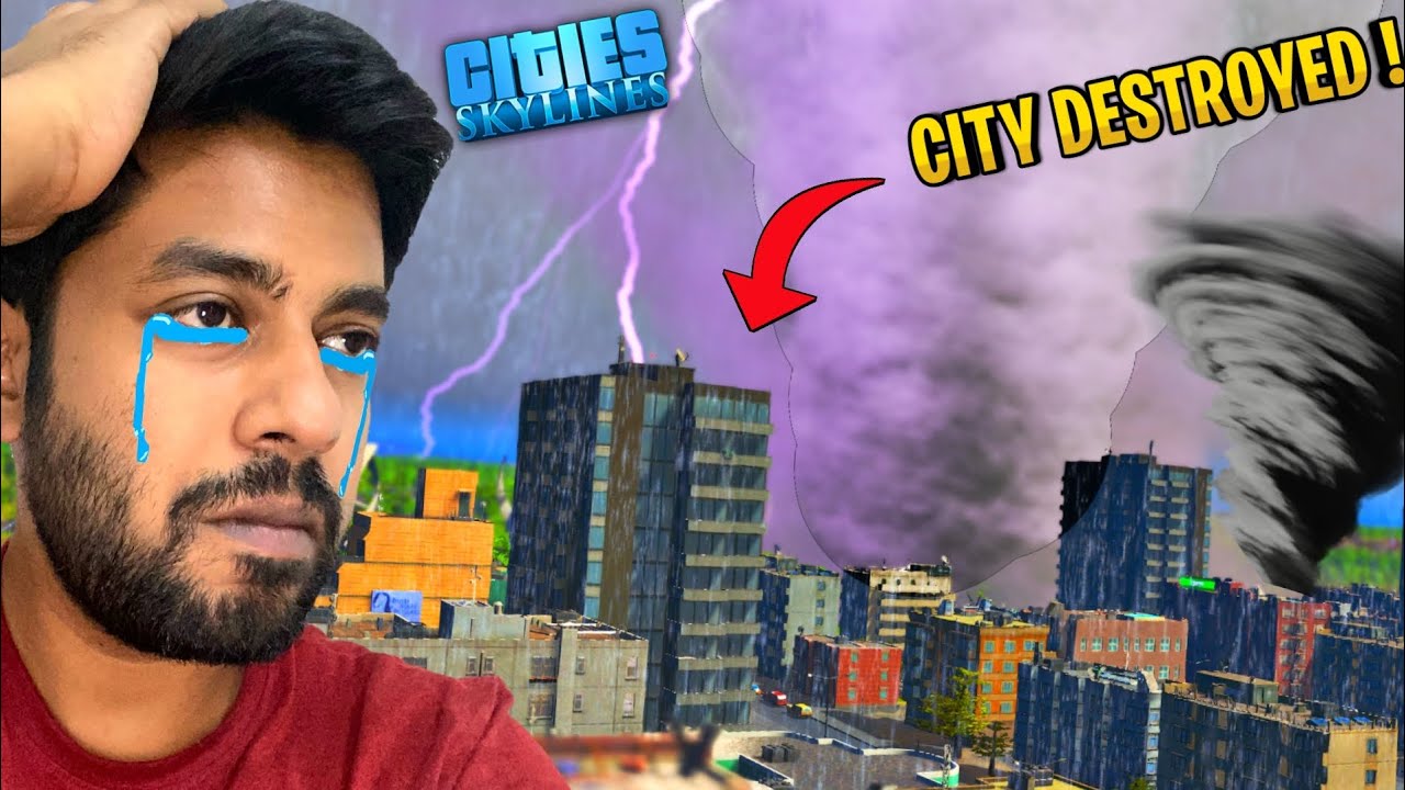 TORNADO DESTROYED MY CITY | CITY SKYLINES GAMEPLAY | Mr IG | Tamil #8