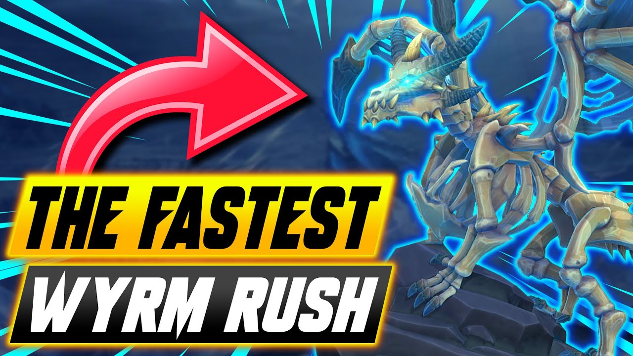 How FAST can we Rush Him With FROST WYRM?! - WC3 - Grubby