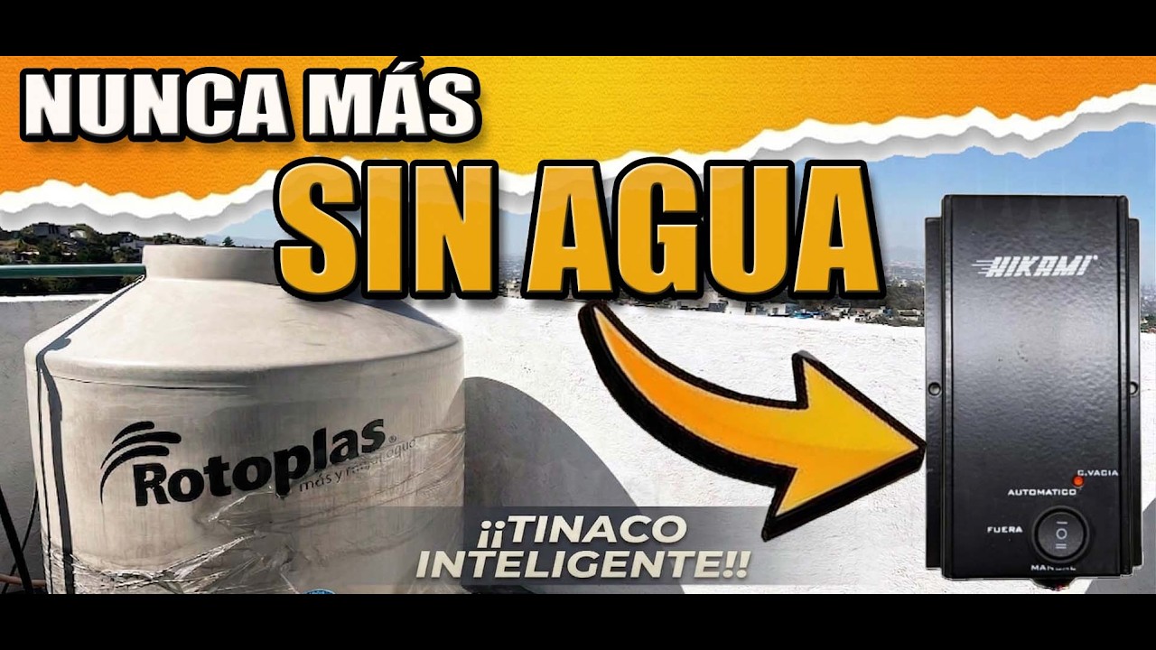 Tinaco inteligente, nunca faltará AGUA Electronivel
