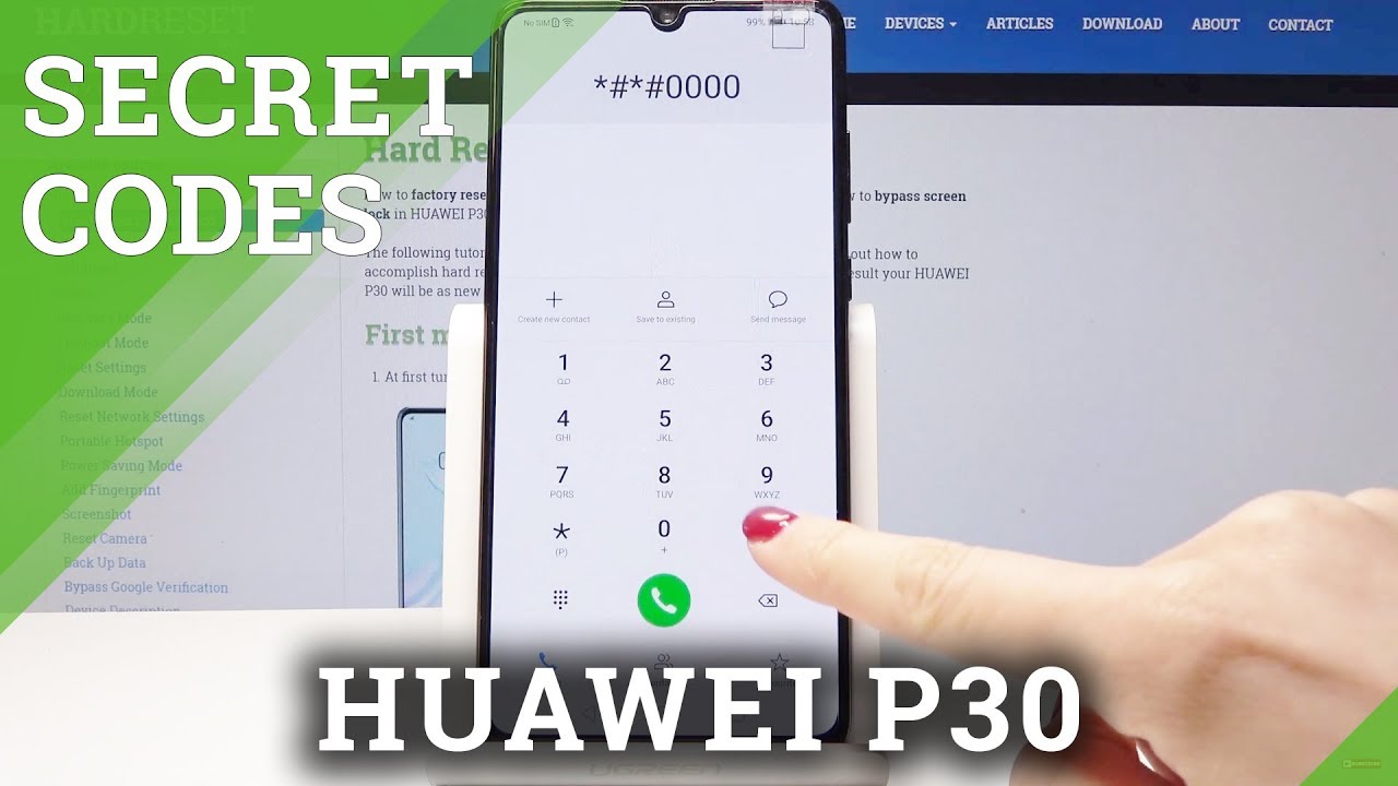 Secret Codes HUAWEI P30 - Hidden Modes / Advanced Options