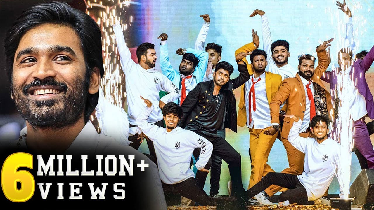 Dhanush's All-time Best Dance Tribute by Sandy &Team! Super Packed Energetic Performance! Vera Level